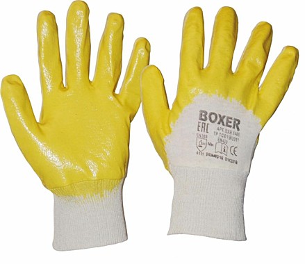 Перчатки защитные Boxer, с облегченным нитриловым покрытием. BXR1400